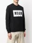 MSGM Sweater met logoprint Zwart - Thumbnail 3