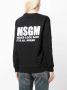 MSGM Sweater met logoprint Zwart - Thumbnail 4
