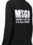 MSGM Sweater met logoprint Zwart - Thumbnail 5