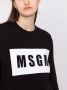 MSGM Sweater met logoprint Zwart - Thumbnail 3