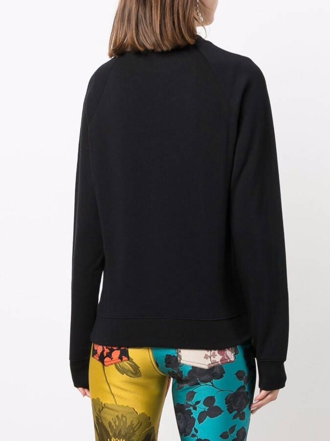 MSGM Sweater met logoprint Zwart