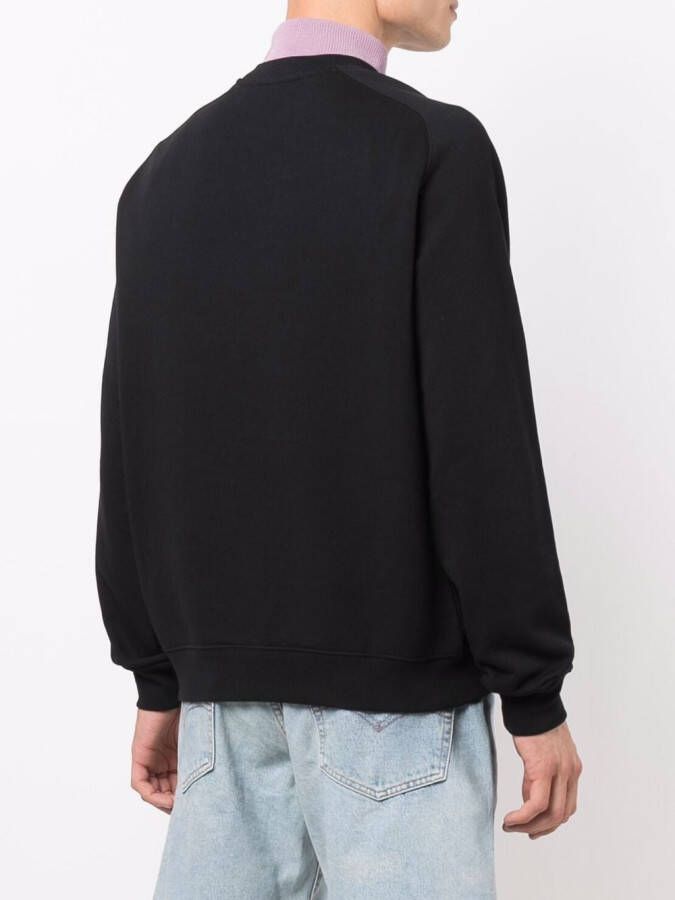 MSGM Sweater met logoprint Zwart