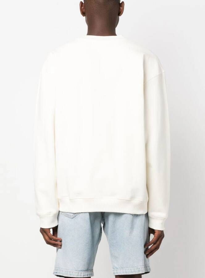 MSGM Sweater met print Beige