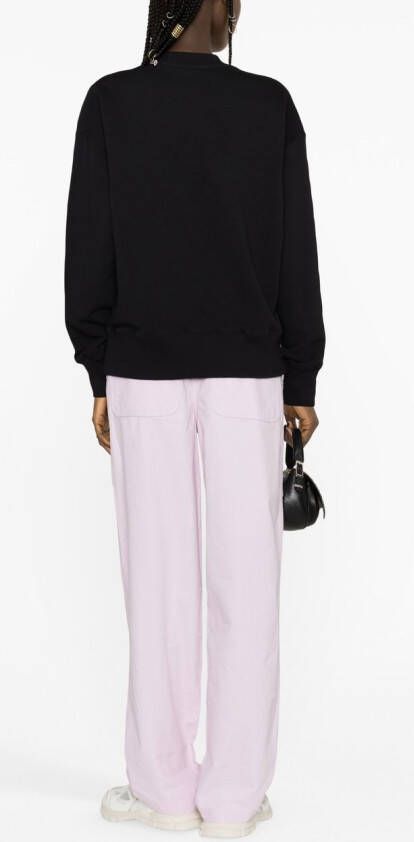 MSGM Sweater met print Zwart