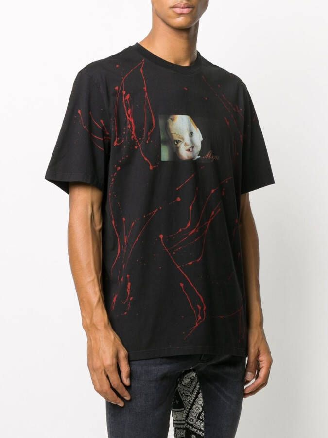 MSGM T-shirt met fotoprint Zwart