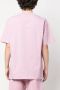 MSGM T-shirt met geborduurd logo 12 LIGHT PINK - Thumbnail 4