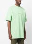 MSGM T-shirt met geborduurd logo Groen - Thumbnail 3