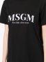 MSGM T-shirt met geborduurd logo Zwart - Thumbnail 5