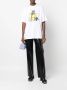 MSGM T-shirt met grafische print Wit - Thumbnail 2