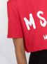 MSGM T-shirt met logo Rood - Thumbnail 3