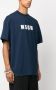 MSGM T-shirt met logoprint Blauw - Thumbnail 3
