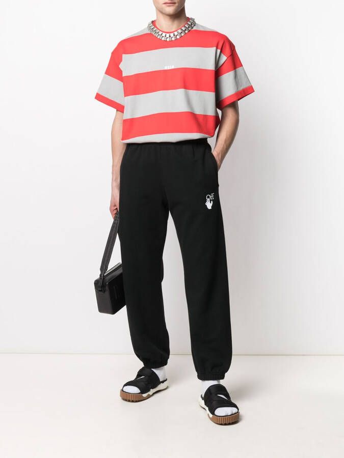 MSGM T-shirt met logoprint Grijs