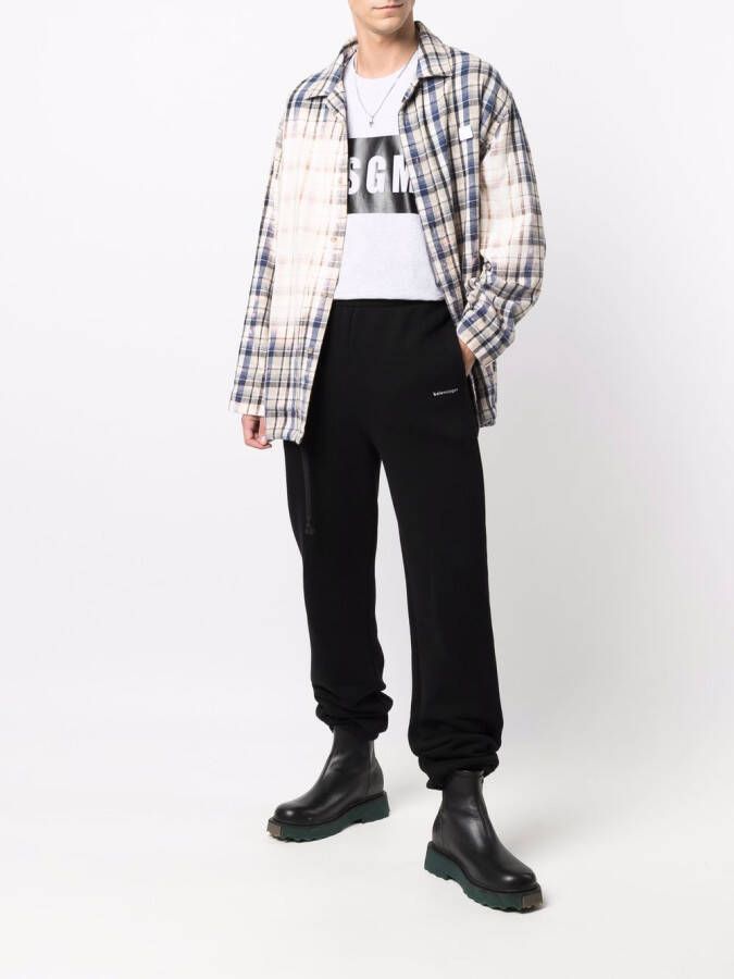 MSGM T-shirt met logoprint Grijs