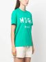 MSGM T-shirt met logoprint Groen - Thumbnail 3