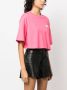 MSGM T-shirt met logoprint Roze - Thumbnail 4