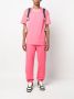 MSGM T-shirt met logoprint Roze - Thumbnail 2