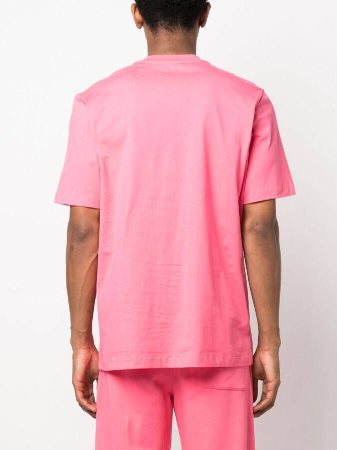 MSGM T-shirt met logoprint Roze