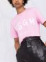 MSGM T-shirt met logoprint Roze - Thumbnail 5