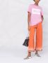 MSGM T-shirt met logoprint Roze - Thumbnail 2