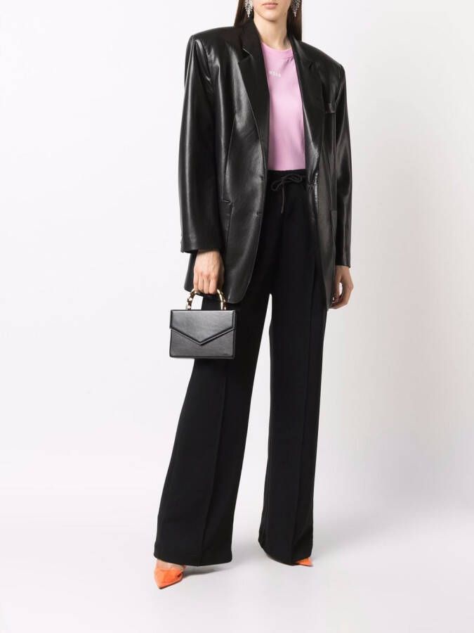 MSGM T-shirt met logoprint Roze