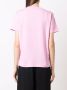 MSGM T-shirt met logoprint Roze - Thumbnail 4