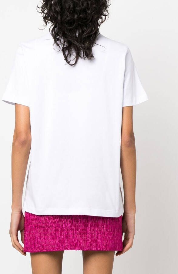 MSGM T-shirt met logoprint Wit