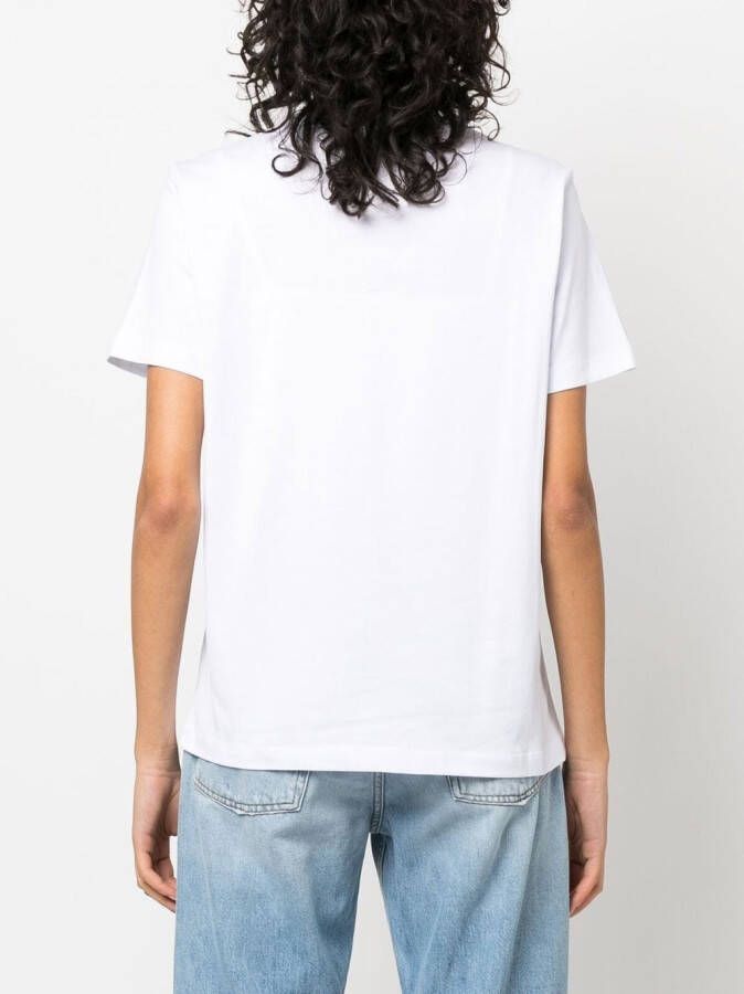 MSGM T-shirt met logoprint Wit