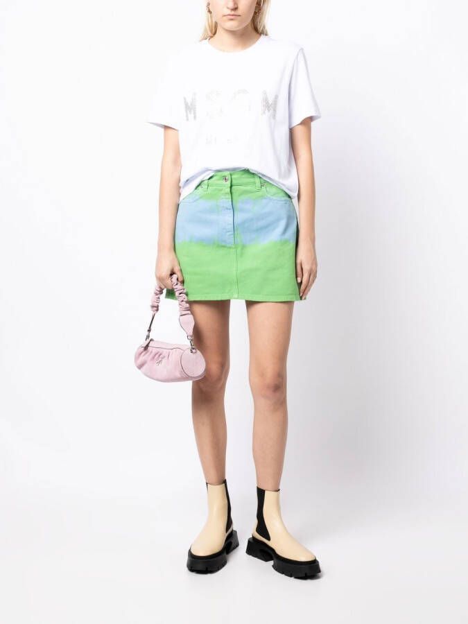 MSGM T-shirt met logoprint Wit