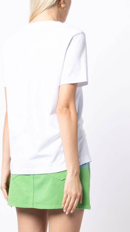MSGM T-shirt met logoprint Wit