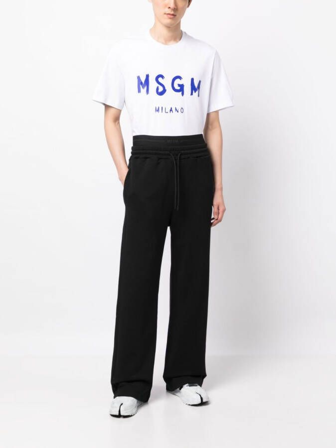 MSGM T-shirt met logoprint Wit