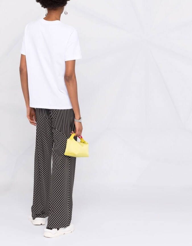 MSGM T-shirt met logoprint Wit