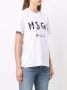 MSGM T shirt met logoprint dames katoen L Wit - Thumbnail 3