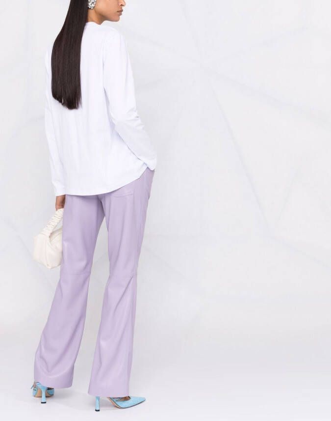 MSGM T-shirt met logoprint Wit