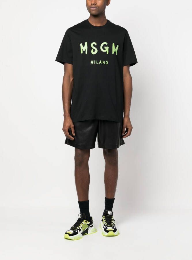 MSGM T-shirt met logoprint Zwart