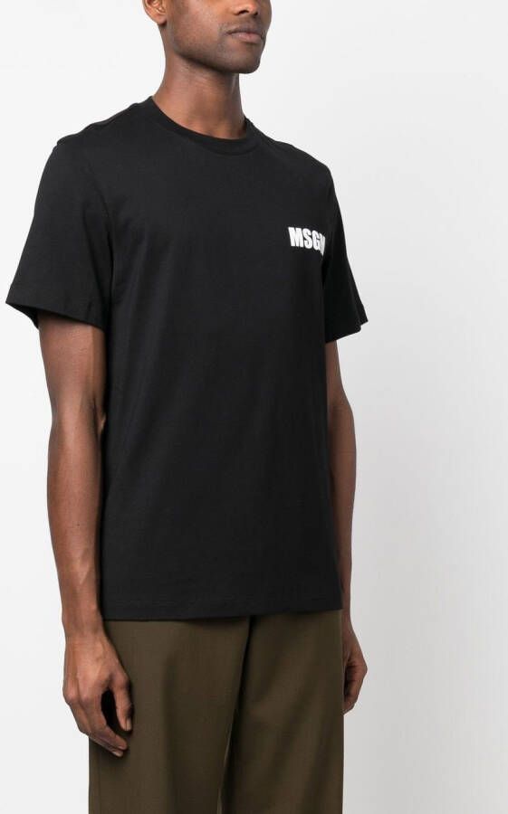 MSGM T-shirt met logoprint Zwart