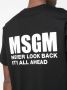 MSGM T-shirt met logoprint Zwart - Thumbnail 5