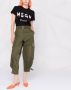 MSGM T-shirt met logoprint Zwart - Thumbnail 2