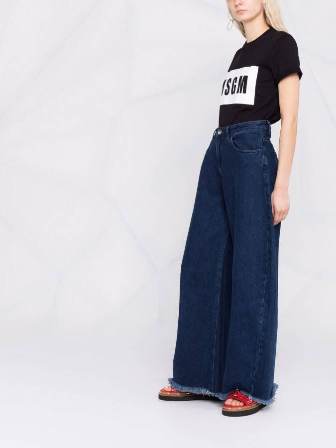 MSGM T-shirt met logoprint Zwart