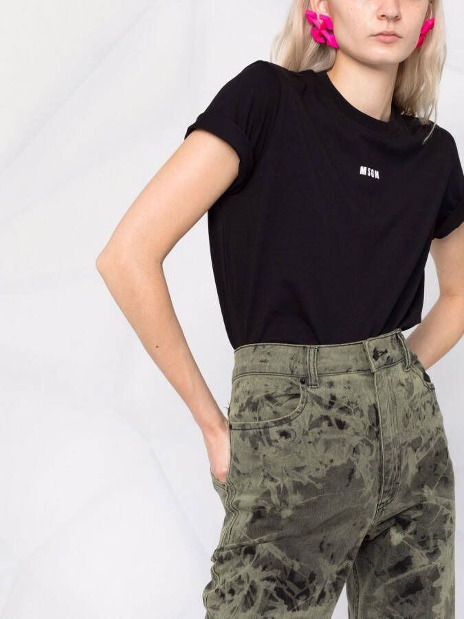 MSGM T-shirt met logoprint Zwart
