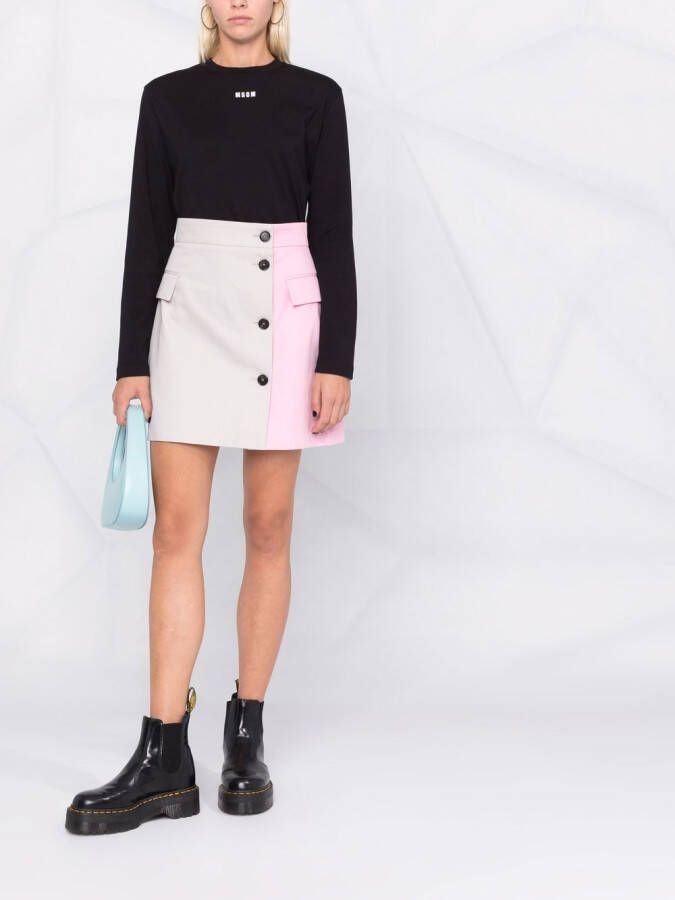 MSGM T-shirt met logoprint Zwart