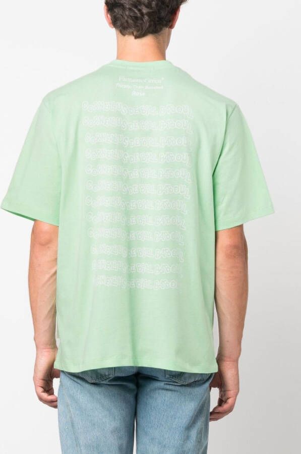 MSGM T-shirt met print Groen