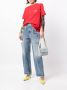MSGM T-shirt met ronde hals Rood - Thumbnail 2