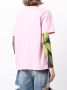 MSGM T-shirt met ronde hals Roze - Thumbnail 4
