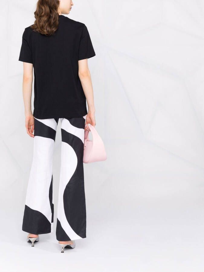 MSGM T-shirt met ronde hals Zwart
