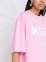 MSGM T-shirtjurk met logoprint Roze - Thumbnail 3