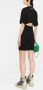 MSGM T-shirtjurk met ruche Zwart - Thumbnail 4