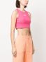 MSGM Tanktop met logoprint Roze - Thumbnail 3