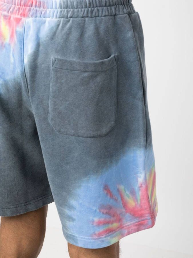 MSGM Shorts met logoprint Blauw