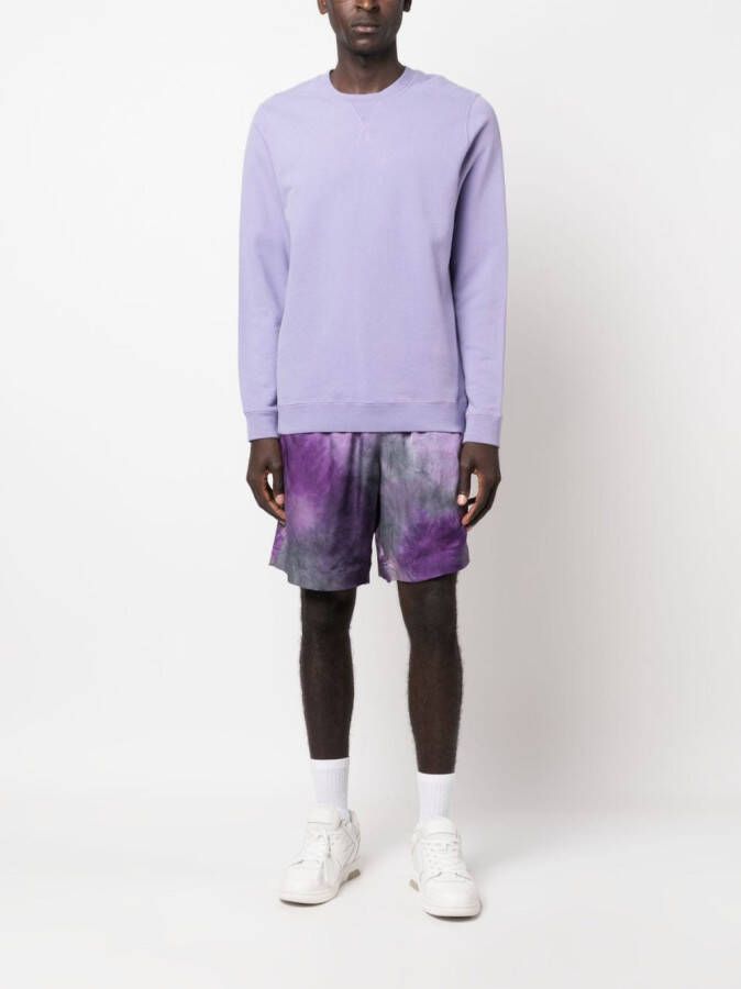 MSGM Trainingsshorts met tie-dye print Paars