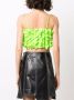 MSGM Top met ruches Groen - Thumbnail 4